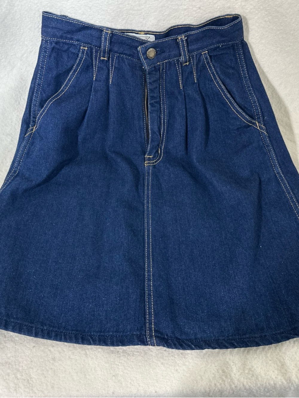 Roberto Orsini Vintage 80's Denim Skirt Women's size 5/6 Retro Casual Twee